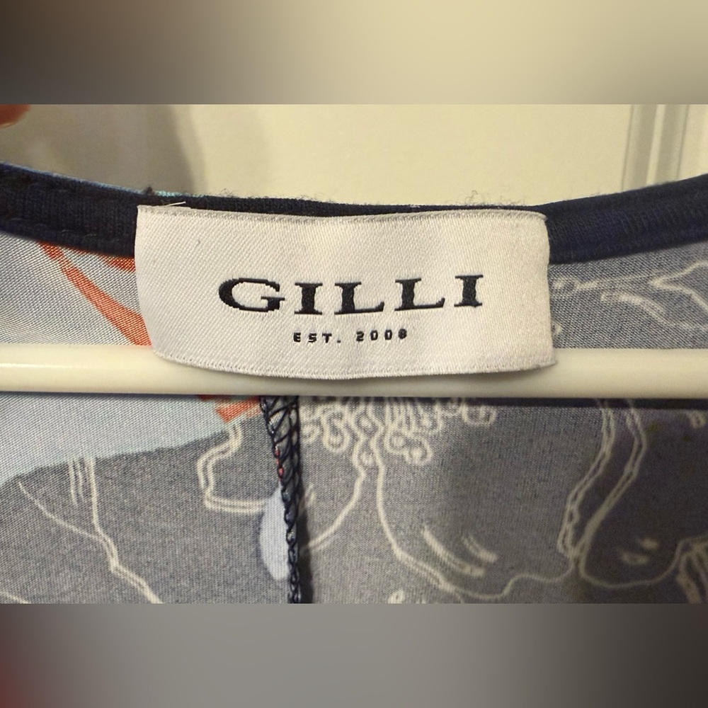 Gilli Floral Maxi Dress - Blue and Red - Picture 5 of 6